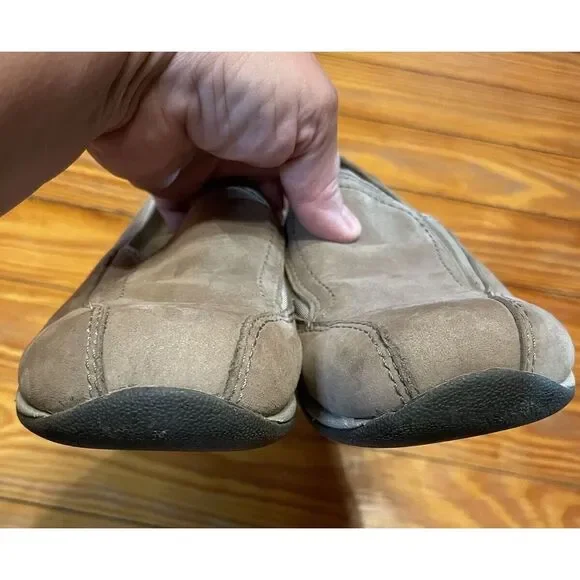 Merrell Primo Moc II Suede Taupe Nubuck Moccasins Size 6 - Picture 8 of 11